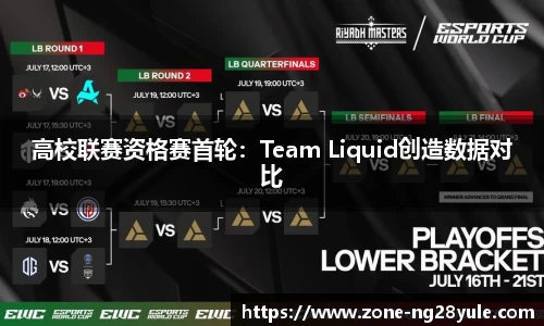 高校联赛资格赛首轮：Team Liquid创造数据对比